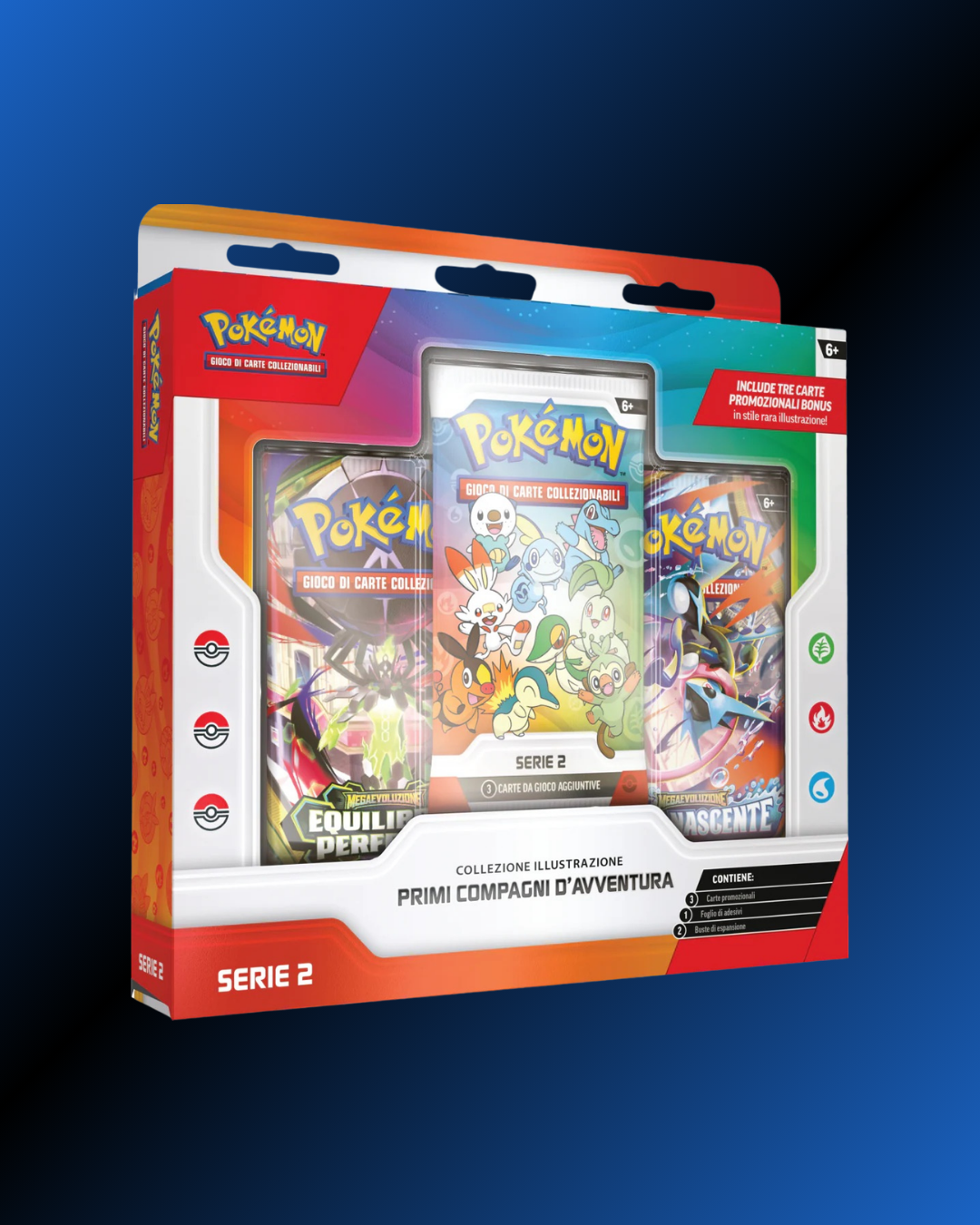 PRE-ORDER Collezione Illustrazione – Primi Compagni d’Avventura Serie 2 (Pokémon)